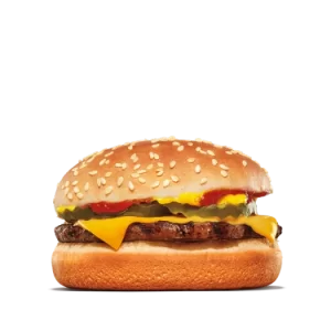 burger king cheese burger with prices