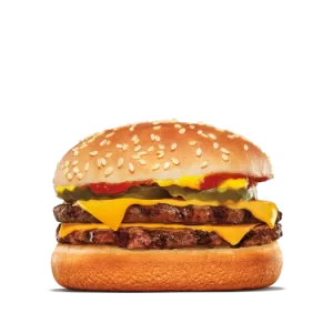 Burger king double chesse burger