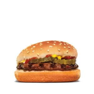 burger king flammed hamburger with price