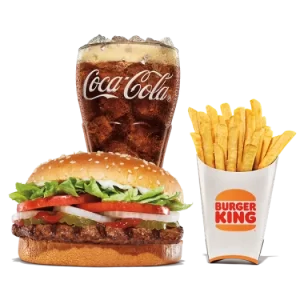 burger king whopper meal medium with prices