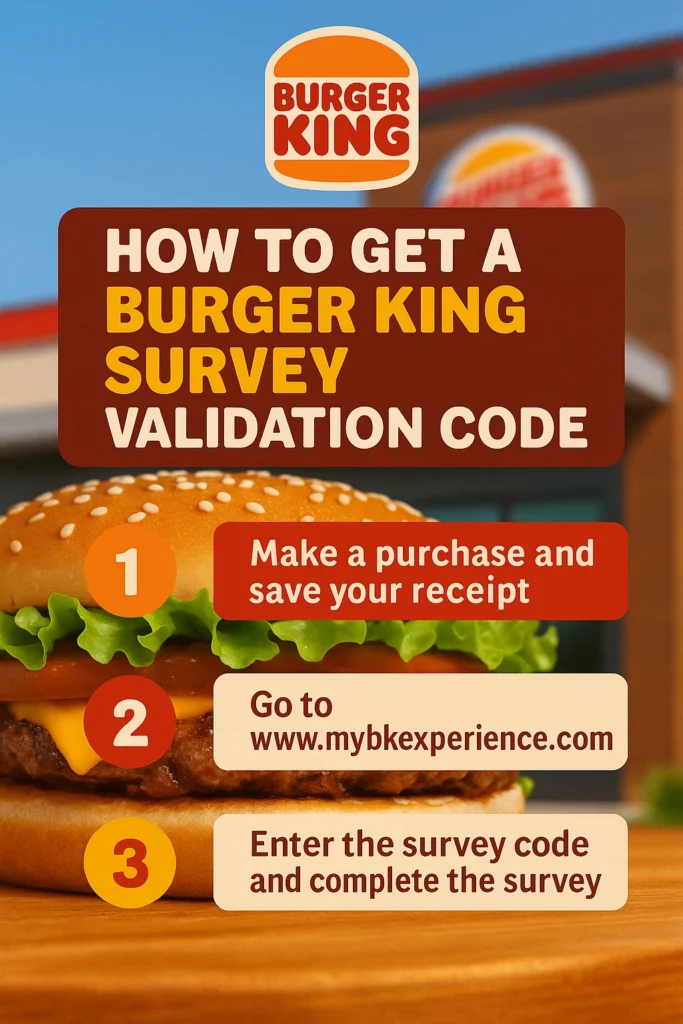burger king survey validation code